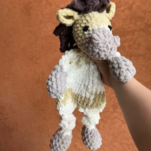 Harley Horse - White / Brown