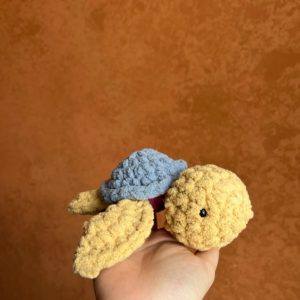 Sea Turtle - Yellow, Blue, Orchid