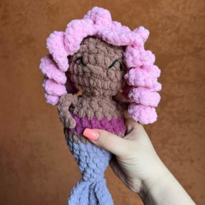Mermaid Lollie - Chocolate, Violet, Pink