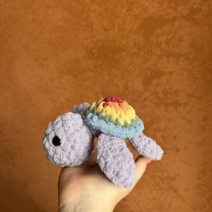 Sea Turtle - Violet Rainbow