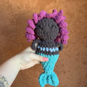 Mermaid Lollie - Chocolate, Blue, Orchid