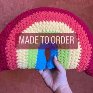 MADE TO ORDER - Rainbow Pillow