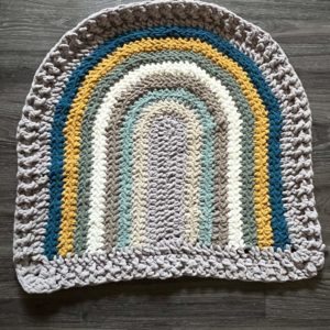 Rainbow Mini Blanket - Cool Tones
