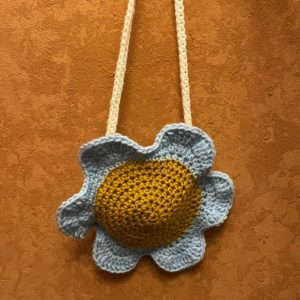 Toddler Daisy Purse - Sky Blue